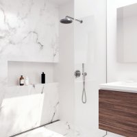 Koupelnový sprchový žlab ALCA s perforovaným nerezovým roštem PURE